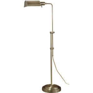 Normande JS3-729 27W PL Floor Lamp, each, Antique Brass Finish